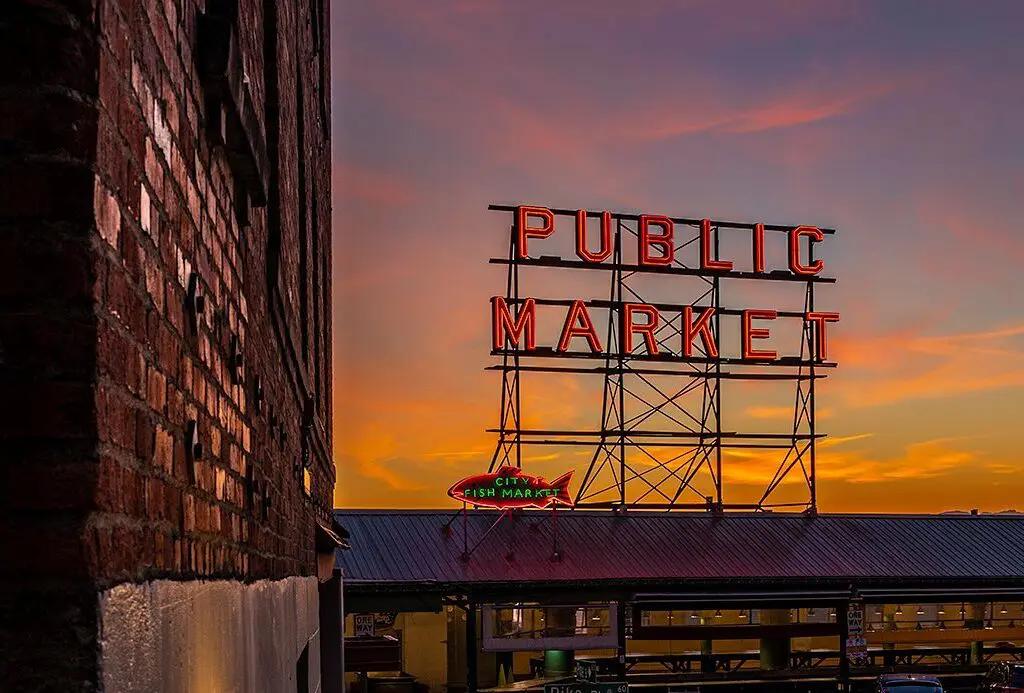 Sunset Pike Place Market